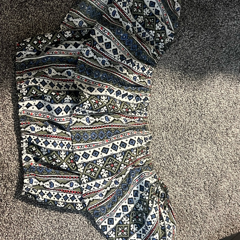 Patterned Bohemian Crop top